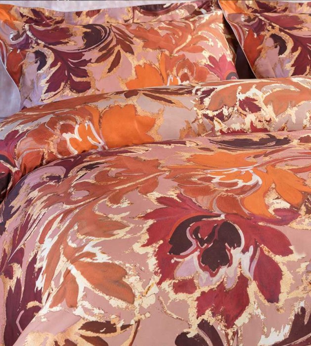 Постельное белье Valeron USC "Enora", 2-х спальное (евро), красный