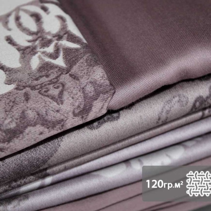 Постельное белье Do&Co Delux "Lona", семейное, лиловый