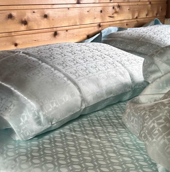 Постельное белье PALOMBELLA жаккард "Everest", семейное, аква