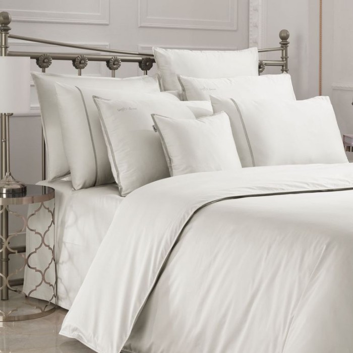 Постельное белье Sarev "Sartoria", 2-х спальное (евро), экрю