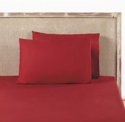 Простыня Lappartement &quot;Percale&quot;, 260x260 см, винный