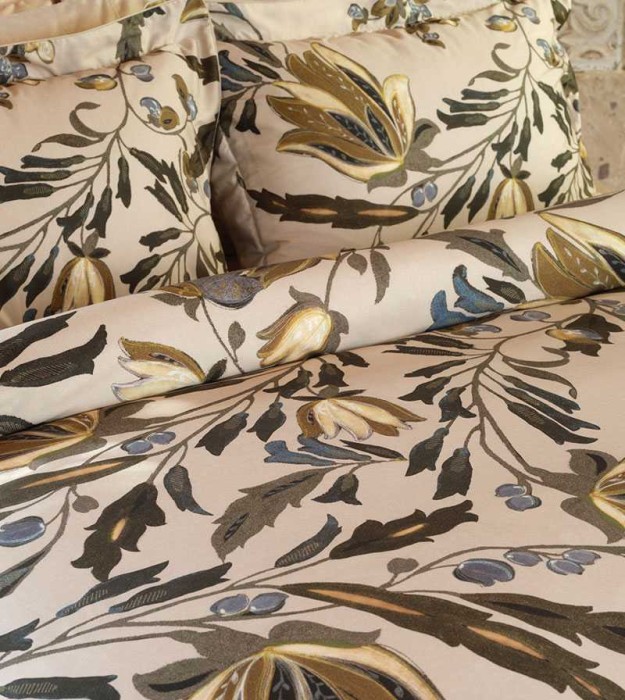 Постельное белье Valeron USC "Fresia", king-size, кремовый