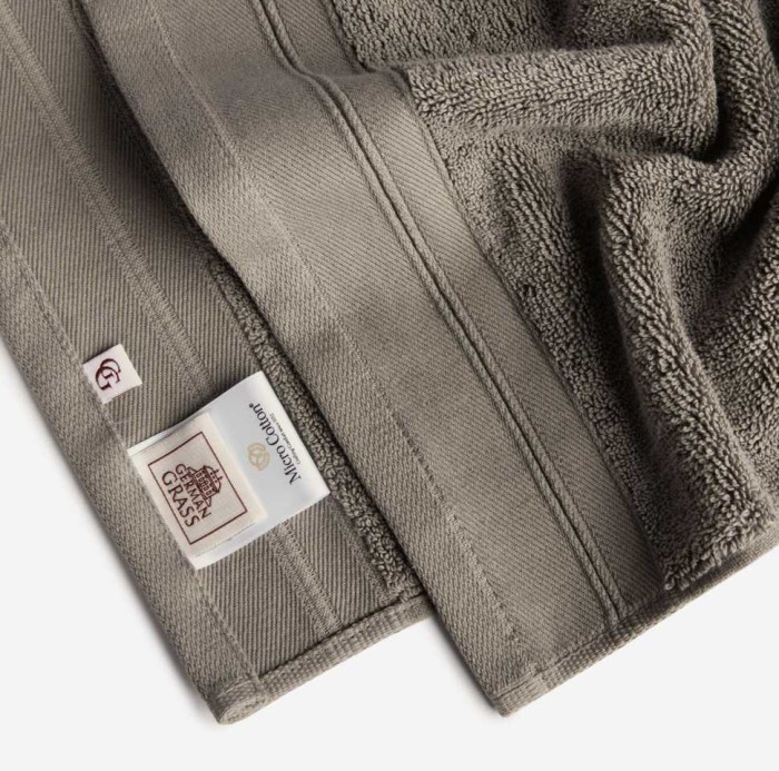 Полотенце German Grass "Grey Balance", 80x150 см, серый