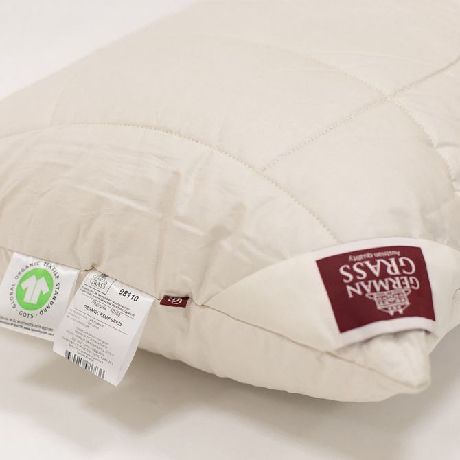 Подушка German Grass "Organic Hemp", 50x70 см, регулируемая