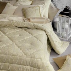 Покрывало BLUMARINE "DIMORA" жаккард, 270x270 см, бежевый