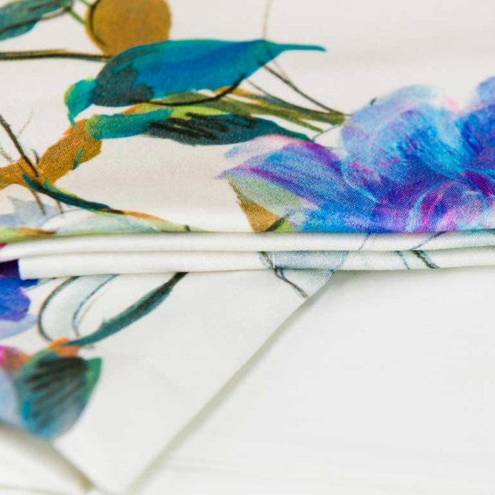 Постельное белье Tivolyo Deluxe "Cava", семейное, кремовый