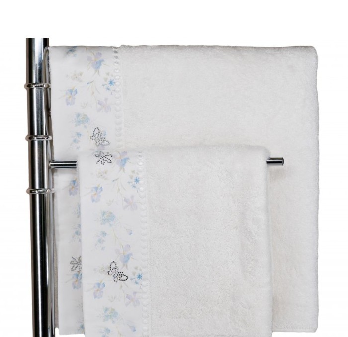 Набор полотенец Tivolyo "Iris", 2 шт, кремовый