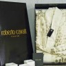 Халат сатиновый Roberto Cavalli "Jaguar Ru 003" кимоно, XXL, бежевый
