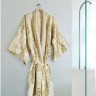 Халат сатиновый Roberto Cavalli "Jaguar Ru 003" кимоно, XXL, бежевый