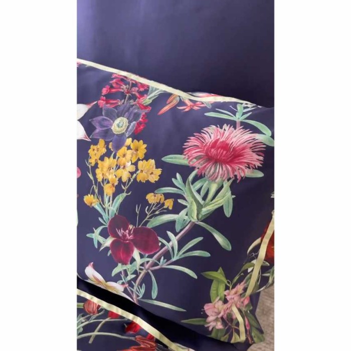 Постельное белье Sarev шелк "Epiros", 2-х спальное (евро), синий