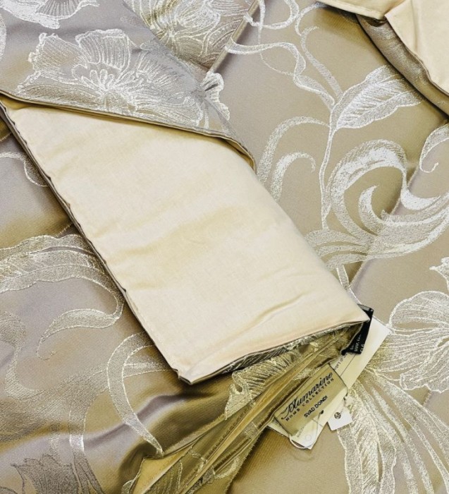 Покрывало Blumarine "Lapis", 270x270 см, темно-бежевый