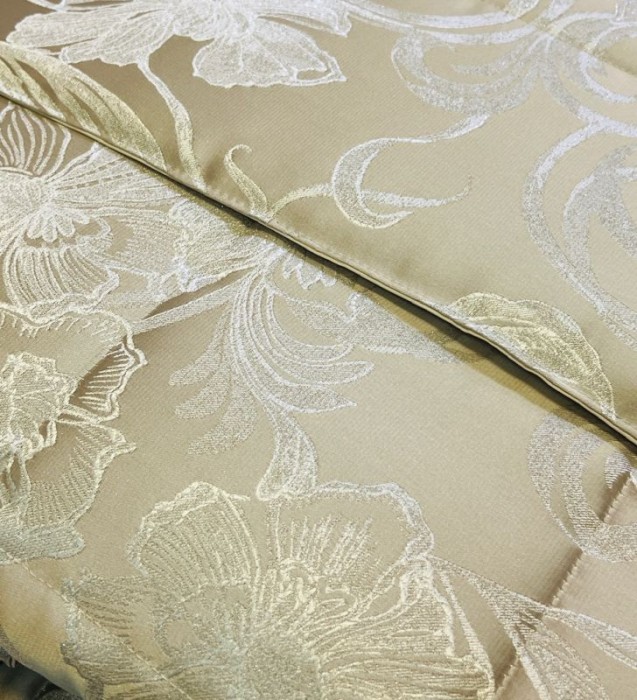 Покрывало Blumarine "Lapis", 270x270 см, темно-бежевый