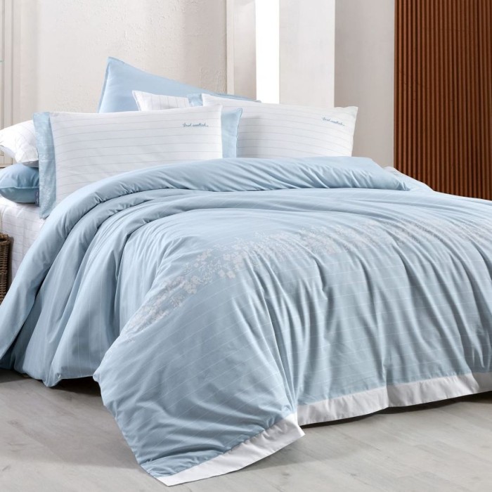 Постельное белье Sarev "Olric", 1,5 спальное, синий