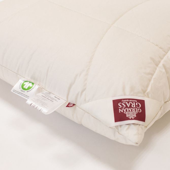 Подушка German Grass "Organic Hemp", 70x70 см, регулируемая