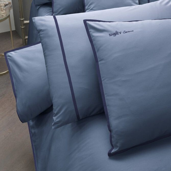 Постельное белье Sarev "Sartoria", 2-х спальное (евро), синий