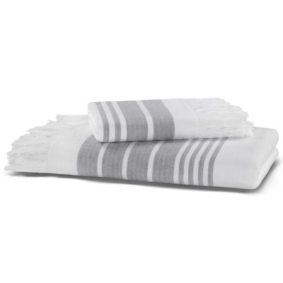 Полотенце Hamam двустороннее &quot;Marine Towel&quot;, 100x180 см, темно-серый
