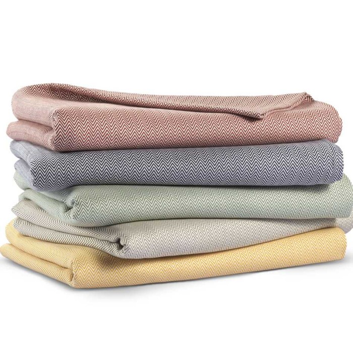 Покрывало Lappartement "Lines", 240x260 см, зеленый