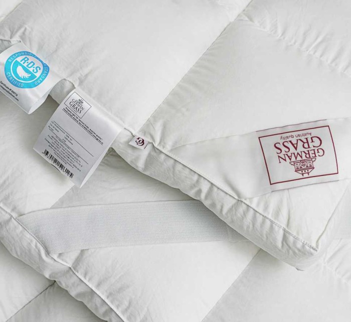 Перина German Grass пуховая "Royal Down", 90x200 см, теплая
