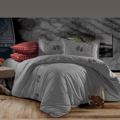 Постельное белье Ronesa Home вышивка &quot;Snezhinka&quot;, 2-х спальное (евро)