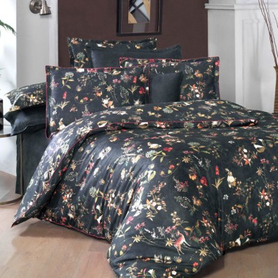 Постельное белье Sarev "Jenny", 1,5 спальное, антарцит