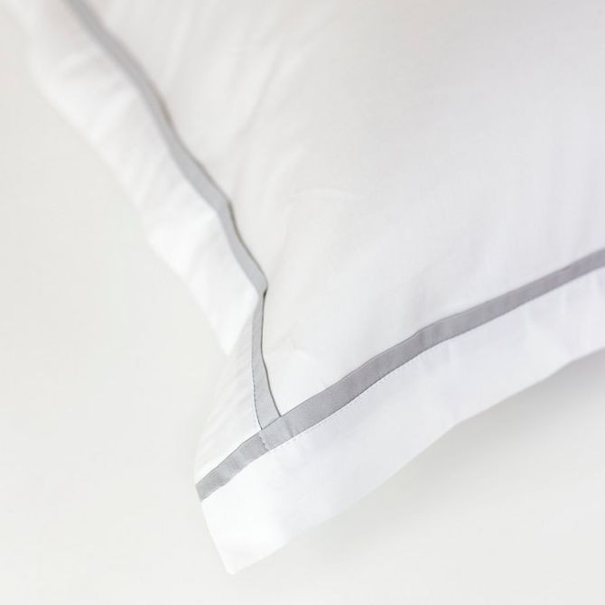 Наволочка German Grass "Salzburg Pearl", 50x70 см, 2 шт, белый