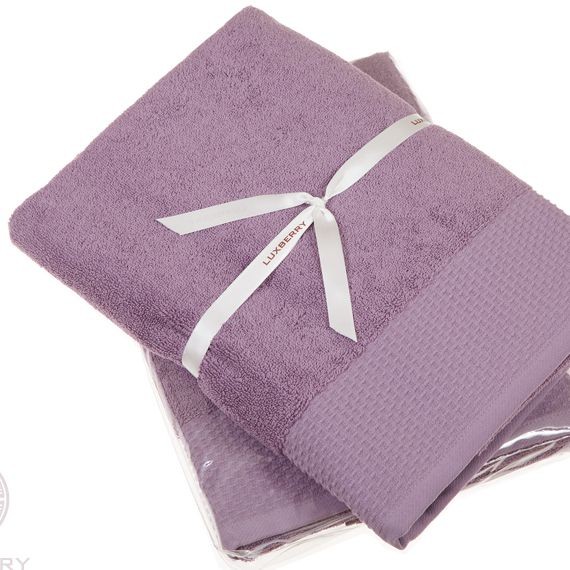 Полотенце Luxberry "Joy", 100x150 см, лиловый