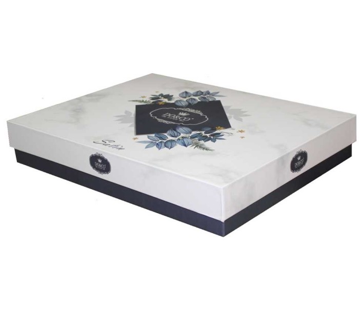 Постельное белье Do&Co Delux "Rovena", 2-х спальное (евро), серый