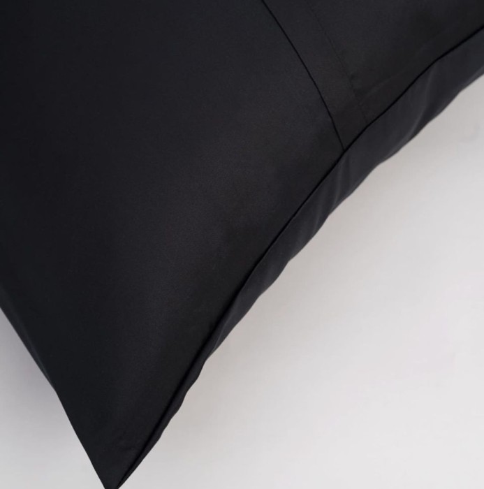 Наволочка German Grass "Dark Onyx Allure", 50x70 см, 2 шт, черный