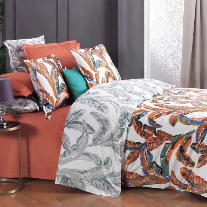 Постельное белье Sarev "Defne", 1,5 спальное, оранжевый