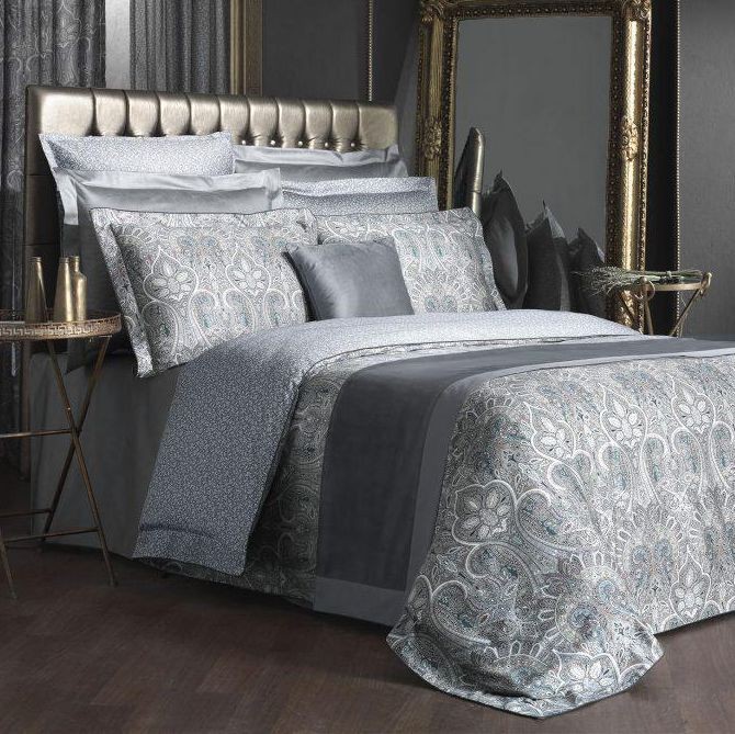 Постельное белье Sarev "Isfahan", 2-х спальное (евро), серый