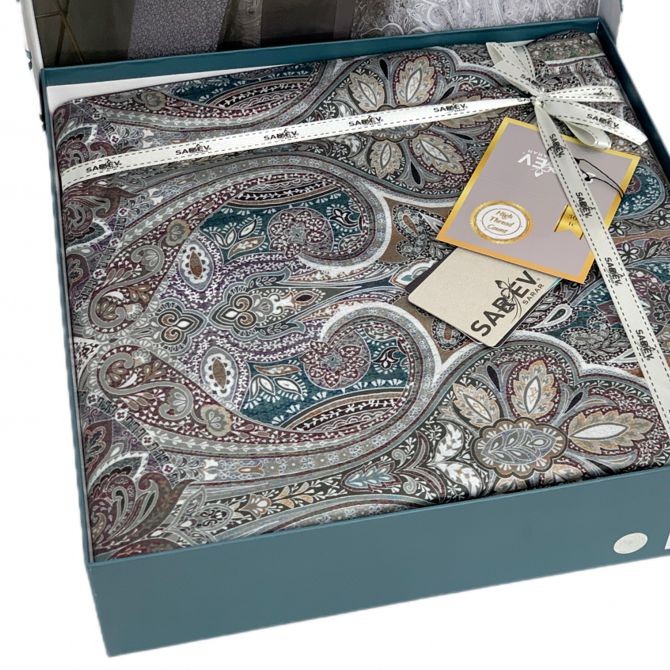 Постельное белье Sarev "Isfahan", 2-х спальное (евро), серый