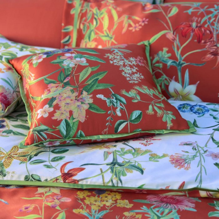 Постельное белье Sarev Elite шелк "Epiros", 2-х спальное (евро), красный