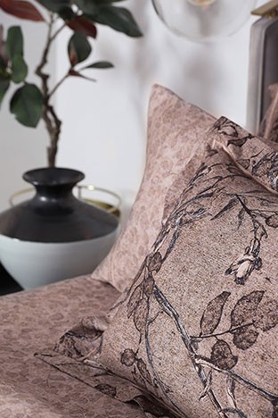 Постельное белье Valeron USC "Carmina", 2-х спальное (евро), бежевый