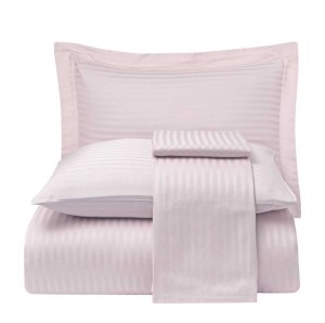 Постельное белье TIVOLYO жаккард "JAQUARD", 2-х спальное (евро), розовый
