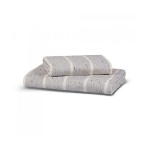 Полотенце HAMAM двустороннее "ESTIVA", 50x100 см, экрю-серый