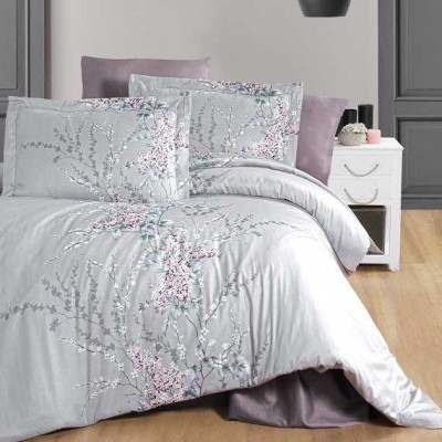 Постельное белье Do&amp;Co Deluxe &quot;Wisteria&quot;, 2-х спальное (евро), лиловый