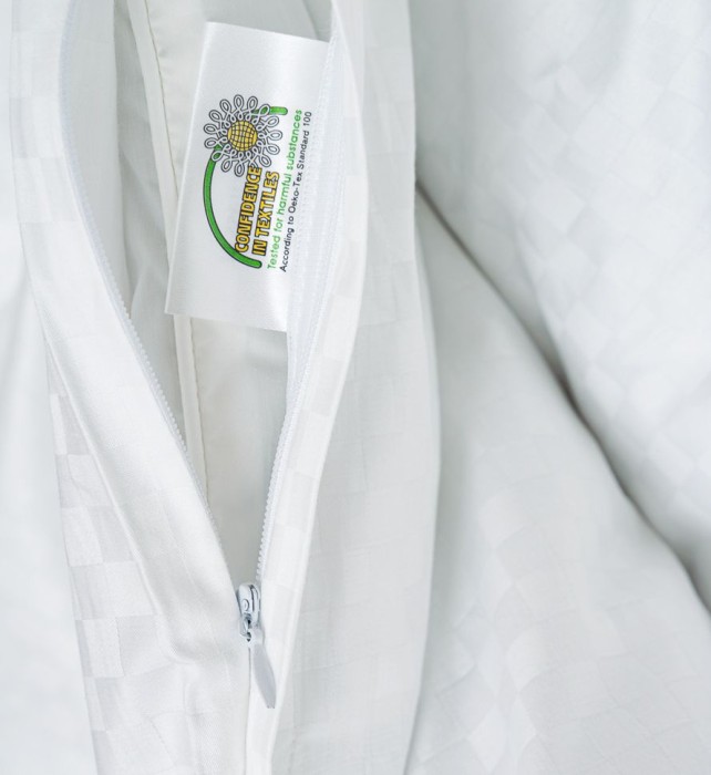 Постельное белье German Grass "Chess Palette", семейное, белый