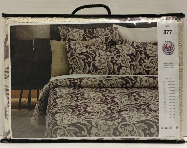 Покрывало Af Texteis "620 D-Linen", 240x260 см, капучино