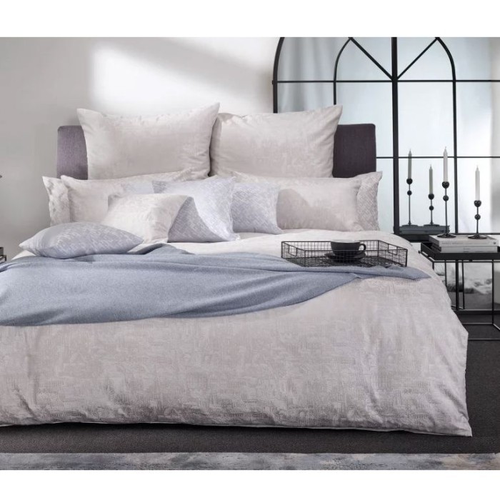 Наволочка Curt Bauer дамаст "Empire", 50x70 см, серый