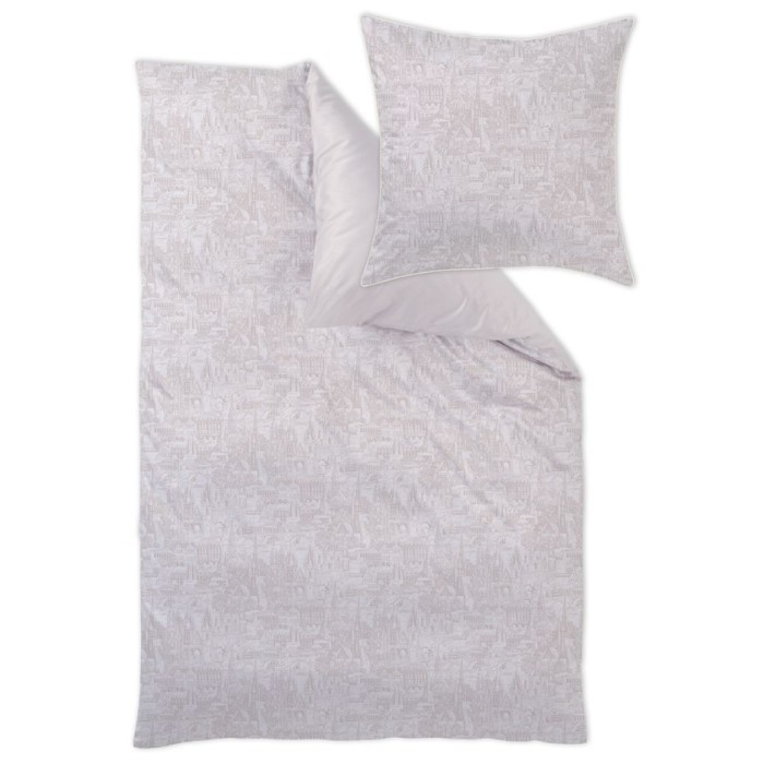 Наволочка Curt Bauer дамаст "Empire", 50x70 см, серый