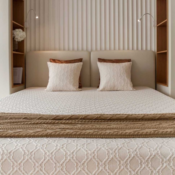 Покрывало Luxberry "Edinburg", 200x220 см, экрю