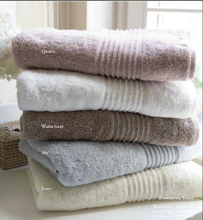 Полотенце Lappartement "Downtown", 50x90 см, белый