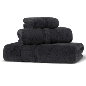 Полотенце Hamam "Pera", 70x140 см, черный