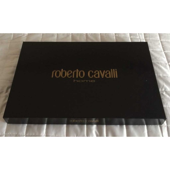 Постельное белье Roberto Cavalli "Araldico New", 2-х спальное (евро), серый