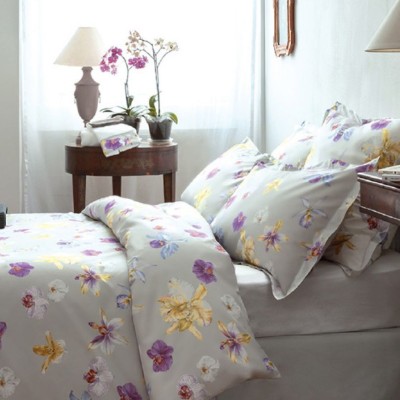 Постельное белье Mirabello &quot;Fiori Di Orchidea&quot; v31 мерсилиз, king-size, серый