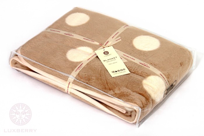 Плед детский Luxberry "Lux 3024 01", 100х140, бежевый