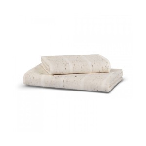 Полотенце HAMAM двустороннее "ESTIVA", 76x142 см, экрю-коричневый