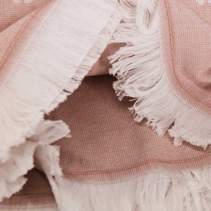 Покрывало Tivolyo пике "Hearts", 220x240 см, розовый