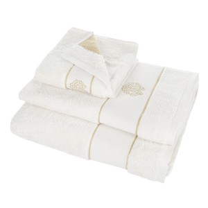 Комплект Roberto Cavalli "Gold New 810 Bianco", 40x60-60x110-100x150 см, белый