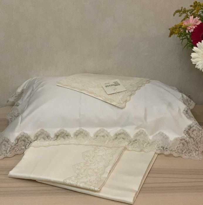 Постельное белье PALOMBELLA "Poesia", 1,5 спальное, кремовый